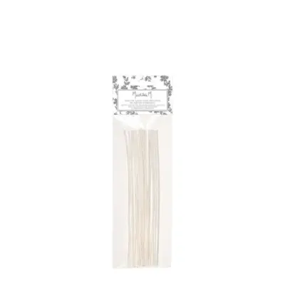 14 palitos blancos 18cm