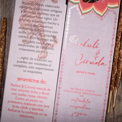 Incienso Pachuli & Ciruela