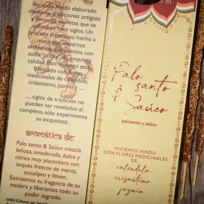 Incienso de Palo Santo & Sauco
