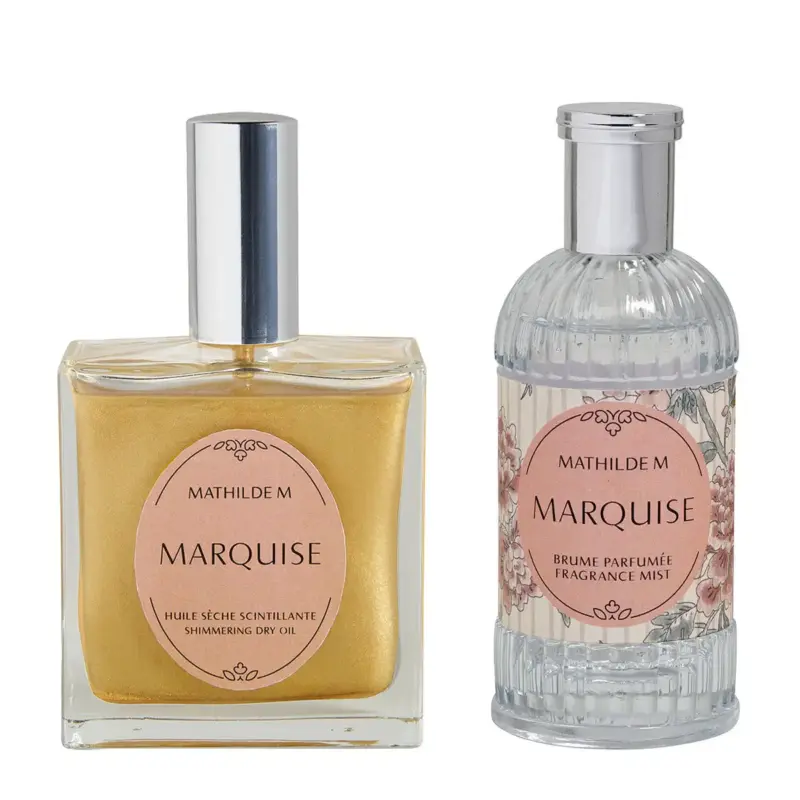 Coffret parfumé huile sèche 100ml + brume 75ml Marquise - Imagen 2