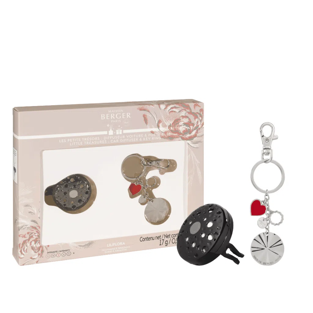 Difusor +Llavero para Coche Ophelia Plateado